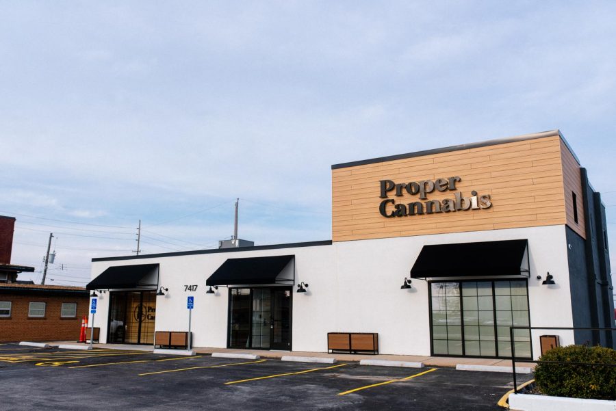 Proper Cannabis, 7417 S. Lindbergh Blvd., near South County Center. The store will open in mid-April as a high-end retail store, and needed no zoning from St. Louis County because it is in a C-3 Commercial Shopping District, where dispensaries are allowed as a use. 