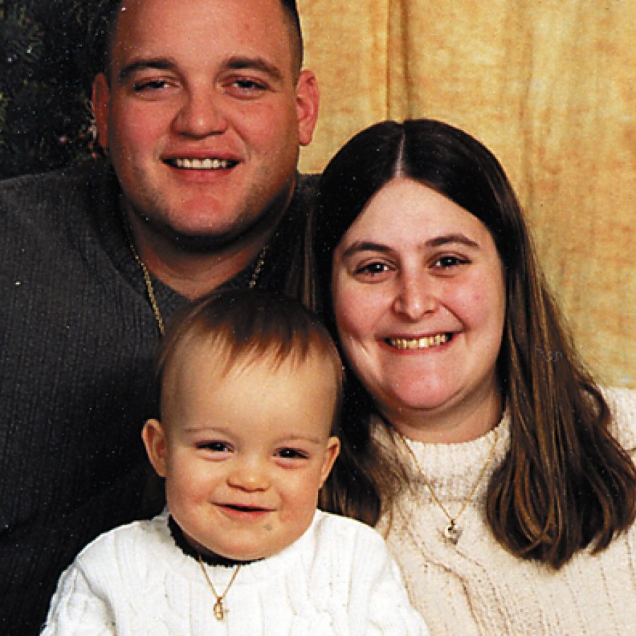 Matthew Zeller and Michelle Rice with Matthew Jr.