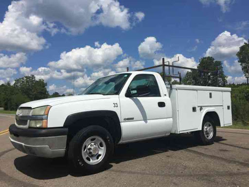 This photo provided by the St. Louis County Police Department shows what the stolen truck looks like, although it is a different truck. 