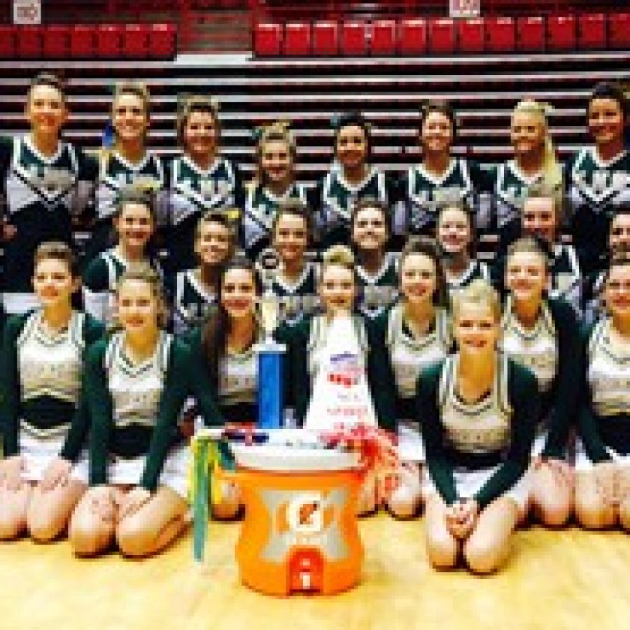 The Lindbergh High School varsity cheerleading squad earned the Spirit and Top Team awards at the National Cheerleaders Association Camp June in Cape Girardeau.
 