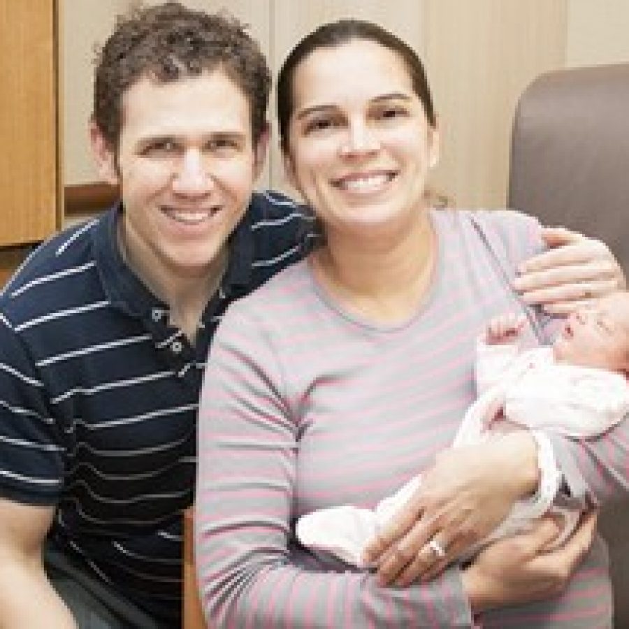 Trena and Francis \Frank\ Prewitt are the proud parents of Clare, who was born New Years Day at St. Anthonys Medical Center. 