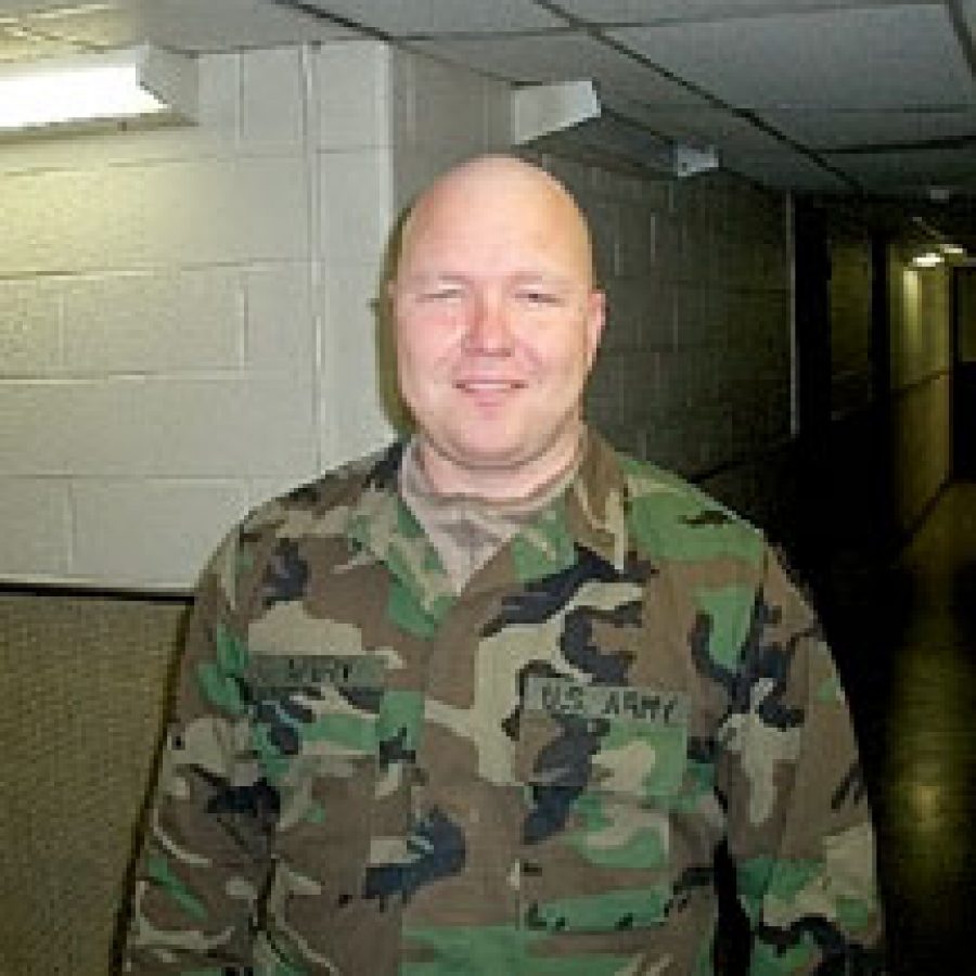 Rep. Jim Avery, R-Crestwood, currently is training at Fort Riley, Kan., with his National Guard unit.
