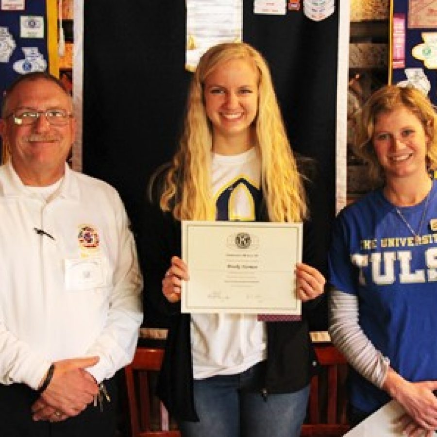 Kiwanis Club honors LHS Student of the Month