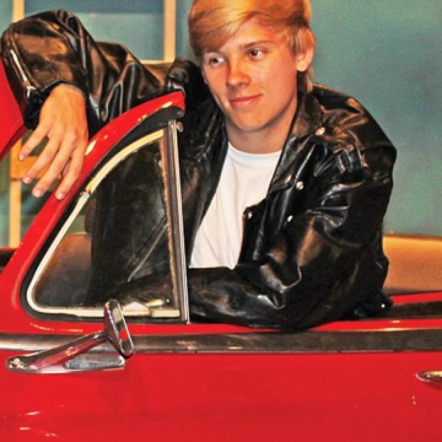 Danny Bitter portrayed Danny Zuko in Mehlville High Schools musical production of Grease.