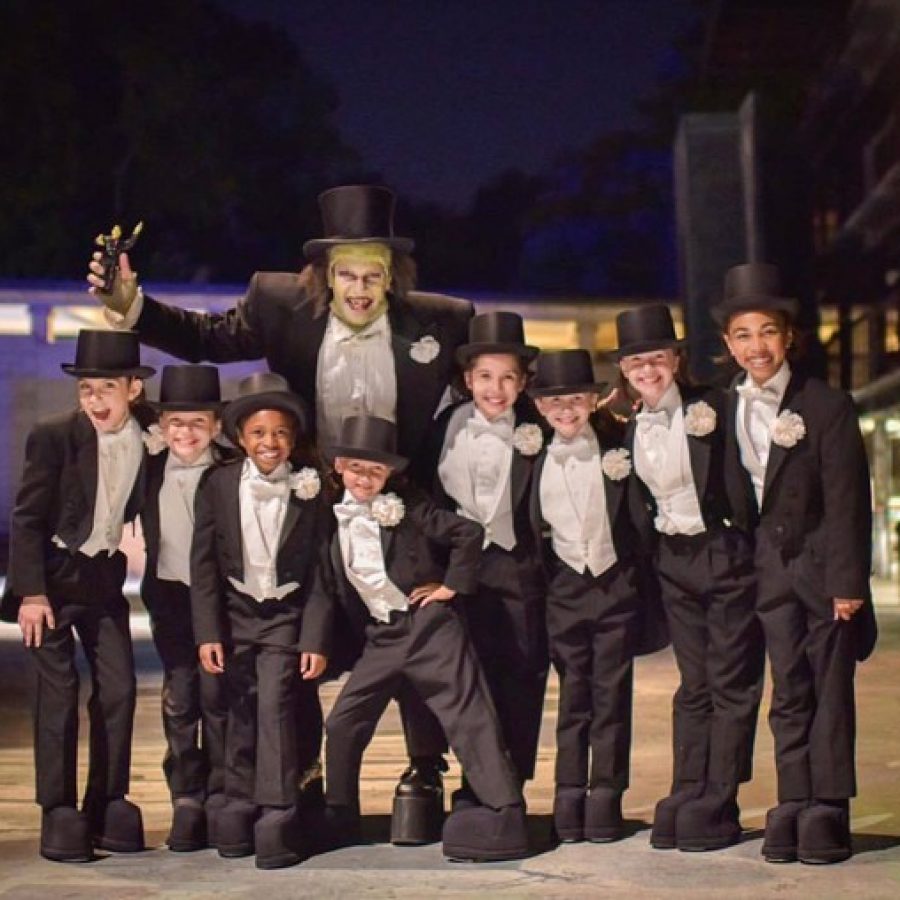 Young actors in The Munys production of Young Frankenstein this summer wore tuxedos from Stallones.