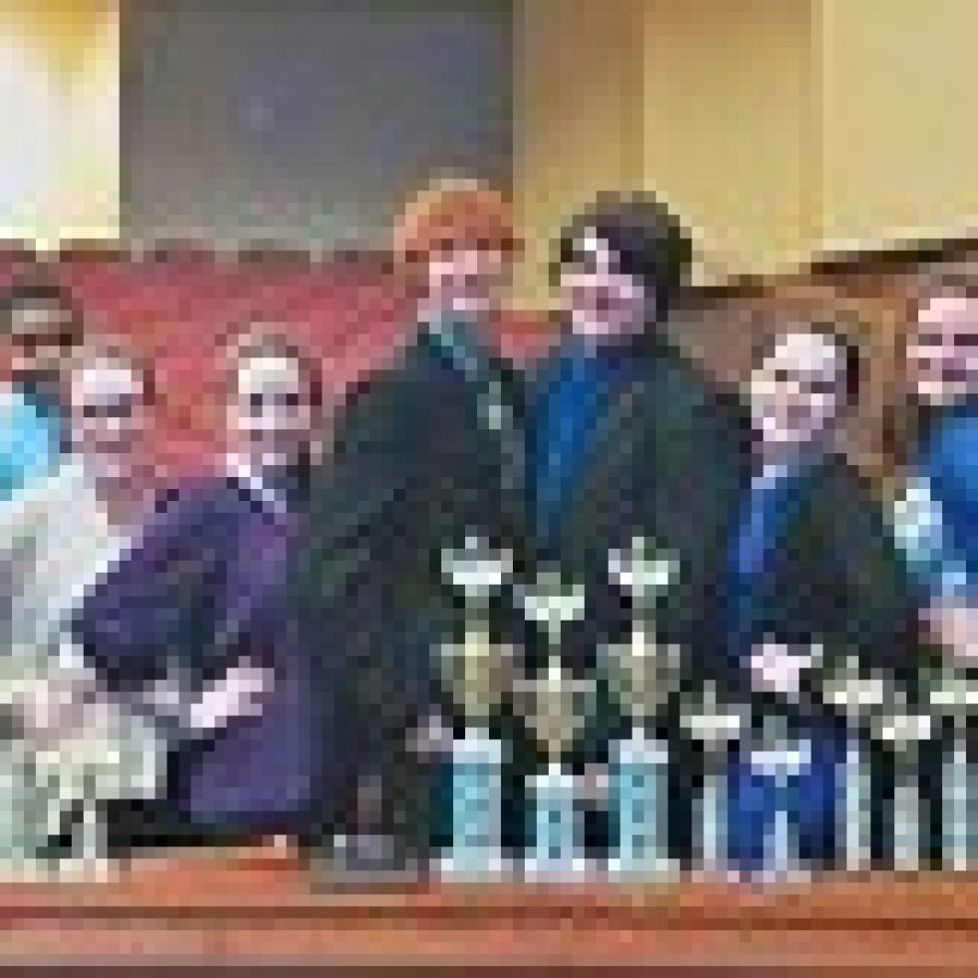 The winning Oakville High speech team. 