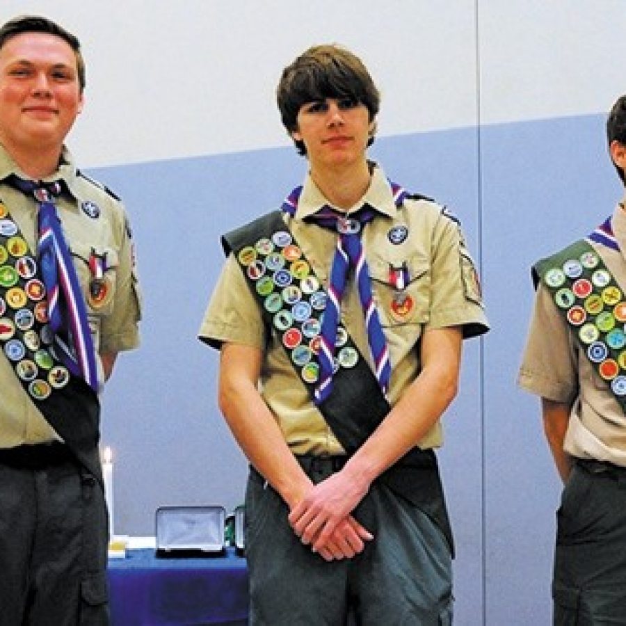 Three Crestwood Boy Scouts earn Eagle rank