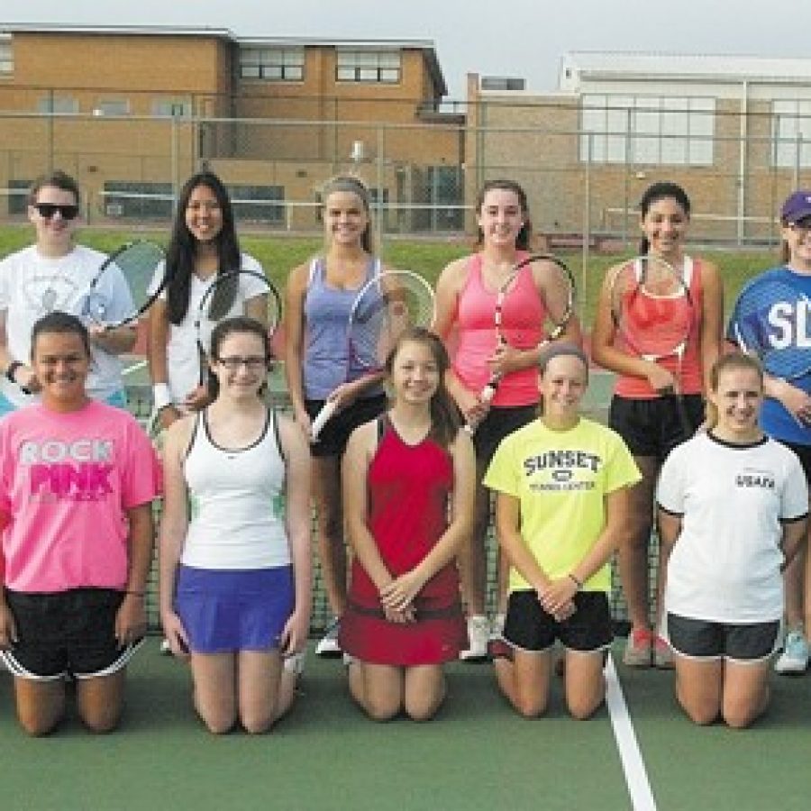 Lindbergh High head Laura Conti is pleased with the returning players to her tennis squad, including sisters Kat and Alex Rosenberger.