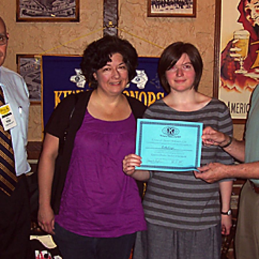 Kiwanis Club Honors Student of the Month