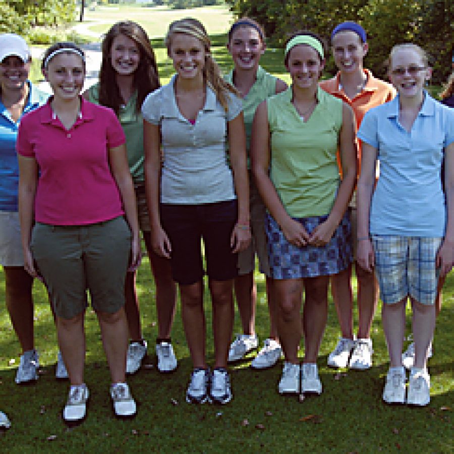 Lindbergh High girls golf coach Mike Tyler tapped Kayla Luber to help lead the team and foster team unity. Bill Milligan photo