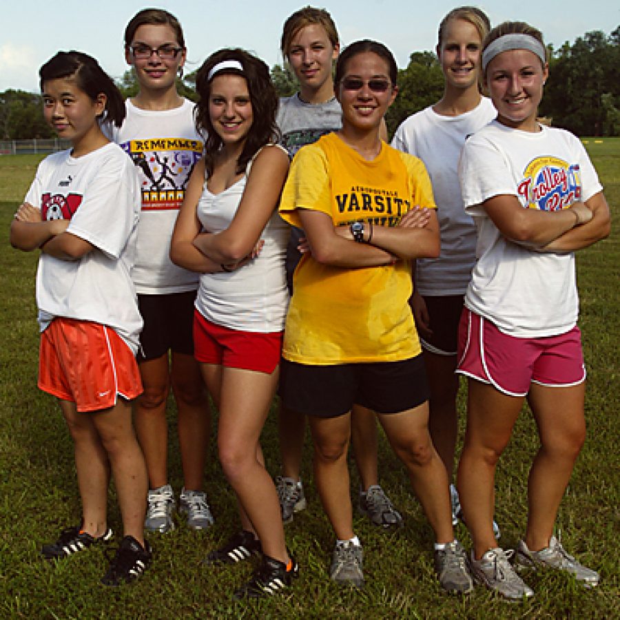 Head coach Shannon Hyde believes her Mehlville Senior High School girls cross country program is making strides. Bill Milligan photo