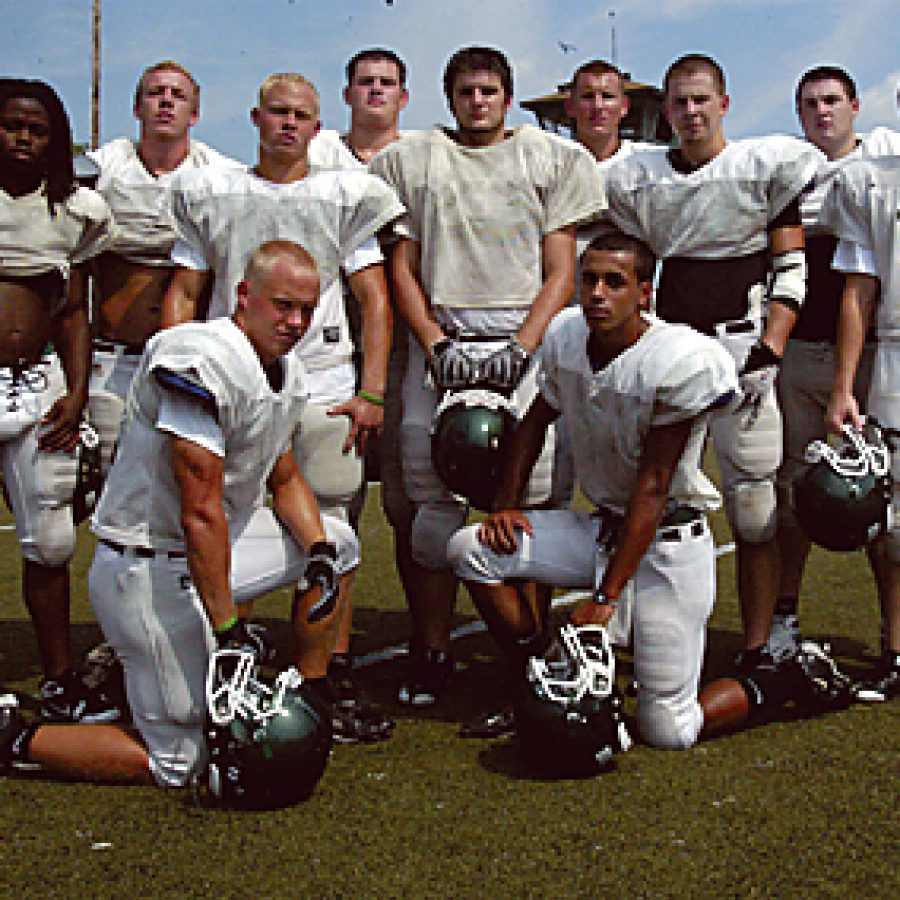 The Mehlville Senior High School football team wants to make the memory of last years 0-10 season fade away soon. Bill Milligan photo