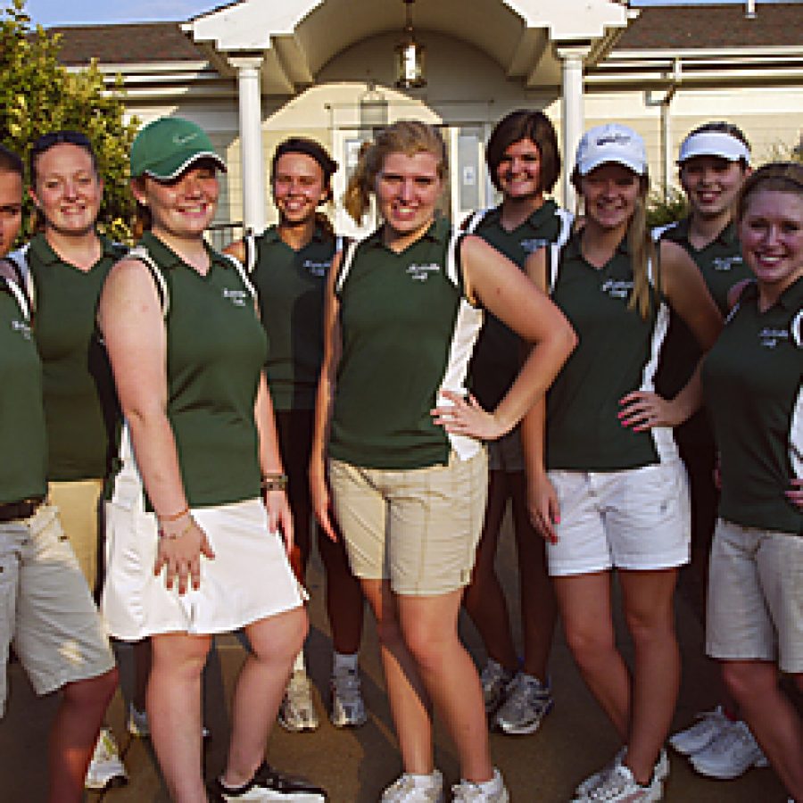 Mehlville High head coach Gary Pearson is pleasantly surprised with the early success of his girls golf team this year. Bill Milligan photo