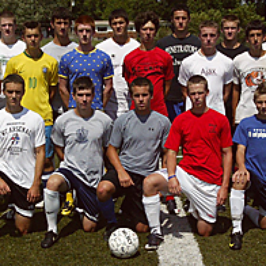 With 14 players returning from last years squad, Mehlville Senior High School boys soccer head coach Tom Harper believes he has a talented group of athletes. Bill Milligan photo