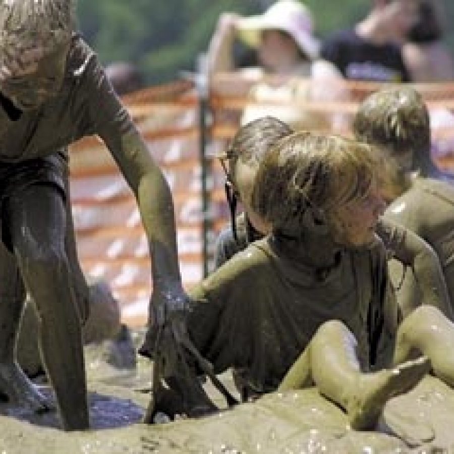 The 19th annual Mighty Mud Mania Festival promises to offer some dirt-cheap fun as demonstrated by this photograph from last years festival.