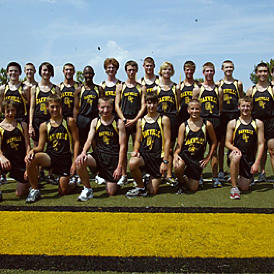 With more than two dozen runners, Oakville head coach Mike Bishop will have a full slate of varsity, junior varsity and freshman competitors this year. Bill Milligan photo