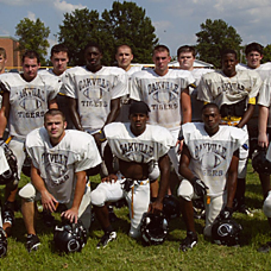 Though they fell 39-7 to Lindbergh in their season opener last Friday night, the Oakville Tigers are gearing up to face Marquette this Friday night at home. Bill Milligan photo