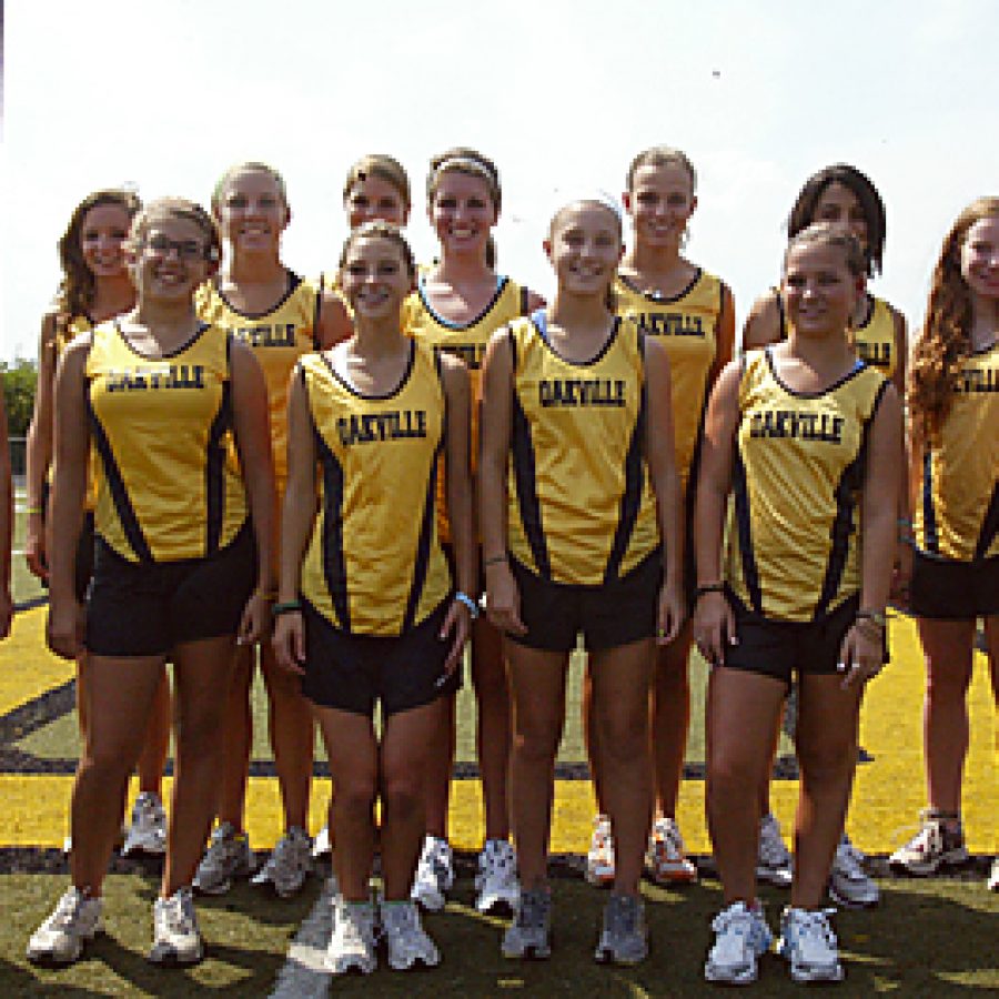The Oakville High girls cross country team plans to put its best foot forward during the 2010 season. Bill Milligan photo