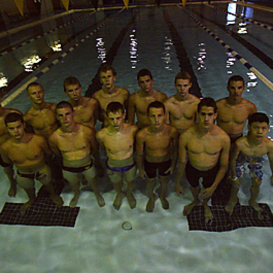 Oakville High head swim coach Dan Schoenfeldts goal this season is to qualify as many people as possible for the state meet. Bill Milligan photo