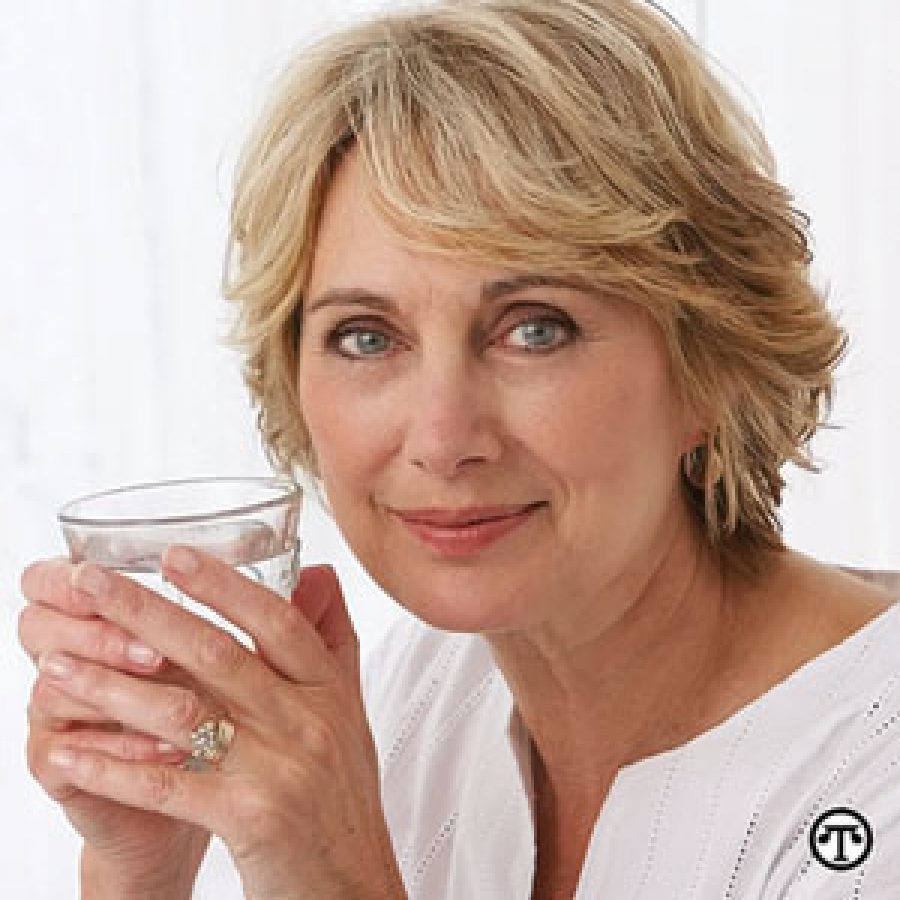 Woman with Glass of Water