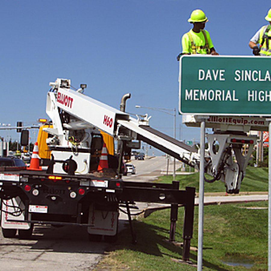 Dave Sinclair Memorial Highway dedicated